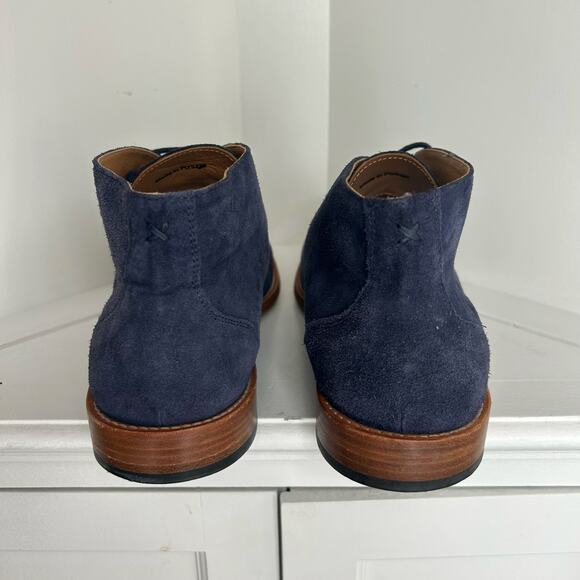Men’s navy suede Sebago chukka boots main image 4
